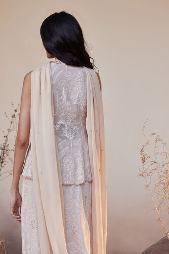 Sahara Close-fitting Suit Set - Flesh, Flesh, image 6