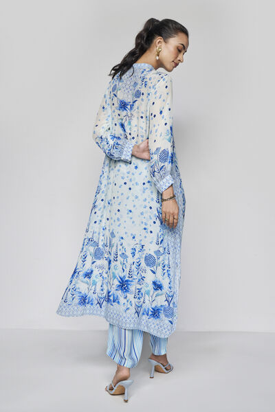 Mranal Kurta Set - White