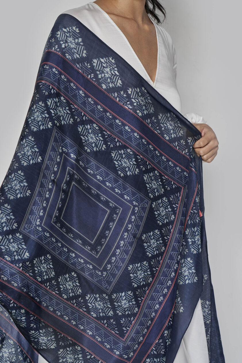 Malvasia Stole - Blue, Blue, image 3