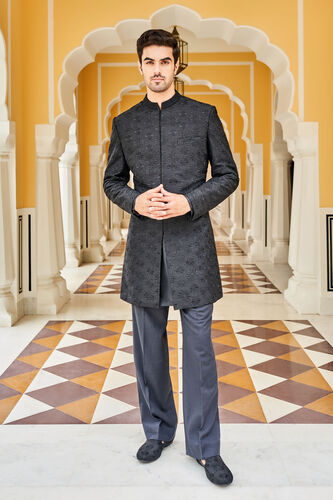 Aadish Sherwani - Black, Black, image 1