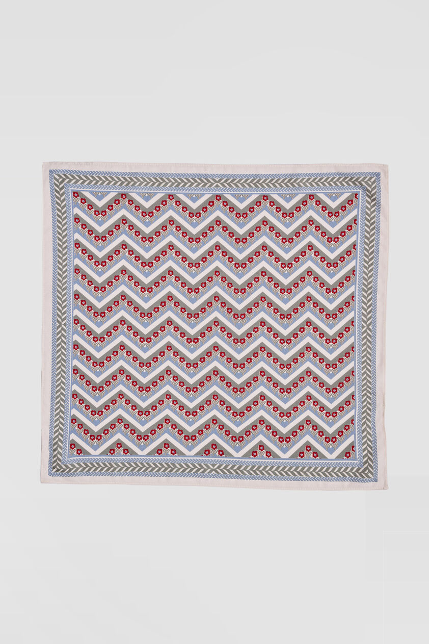 Ohas Pocket Square - Powder Blue, Powder Blue, image 1