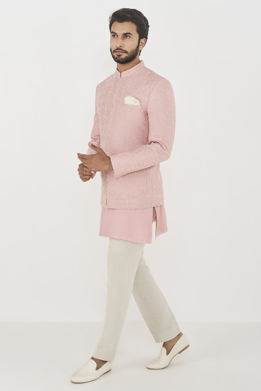 Zian Bandhgala-Pink, Pink, image 2