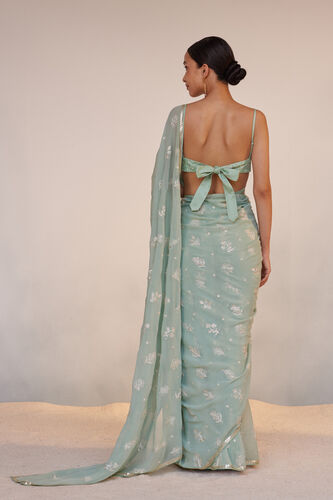 Iqra Saree, Sage, image 3