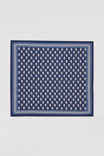 Aan Pocket Square - Navy, Navy, image 1