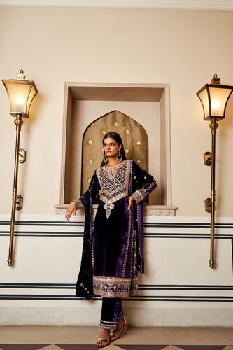 Taahira Suit Set - Violet, Violet, image 3