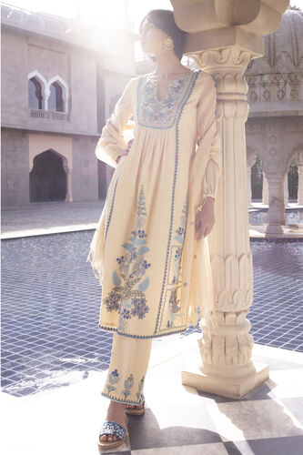 Dimitra Kurta Set - Beige, Beige, image 1