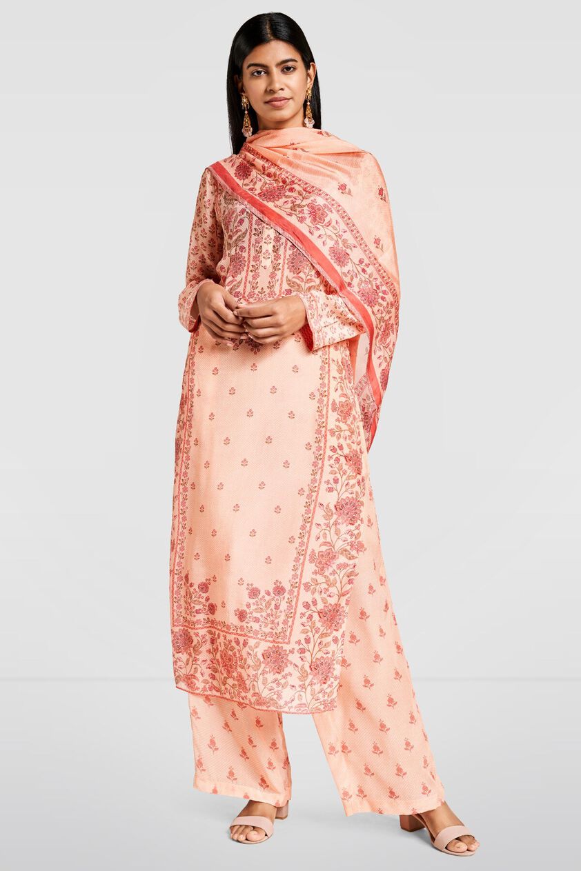 1 - Silk Roza Dupatta, image 1