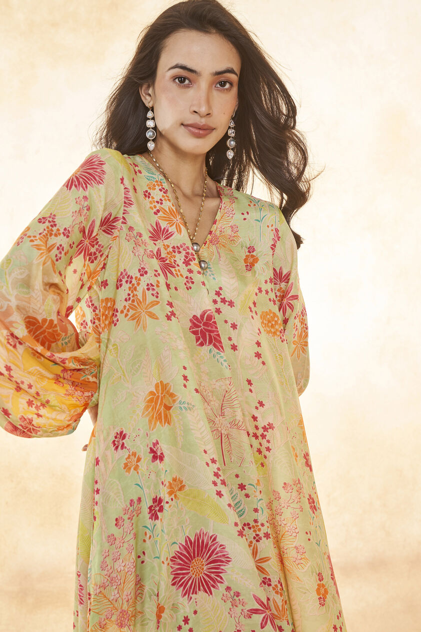 Juliette Tunic Dress - Lime, Lime, image 4