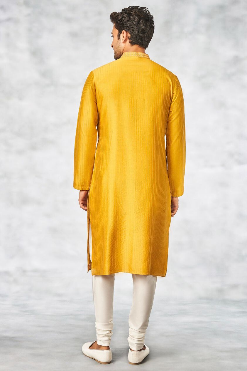 3 - Kairabh Kurta - Mustard , image 3