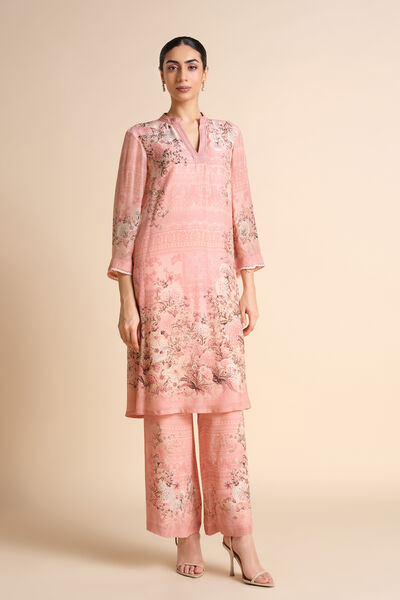 Vanisa Kurta Set - Blush