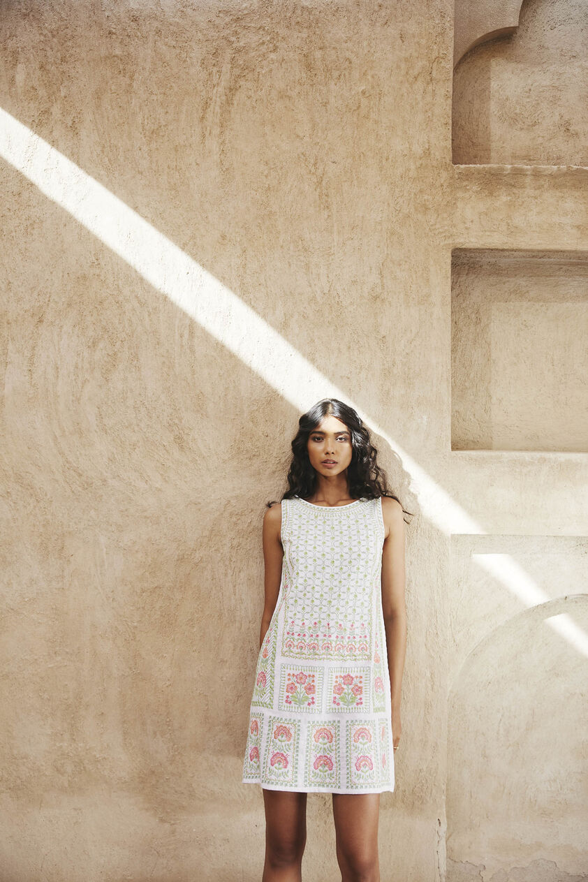 Luna Dress - White, White, image 1