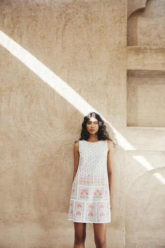 Luna Dress - White, White, image 1