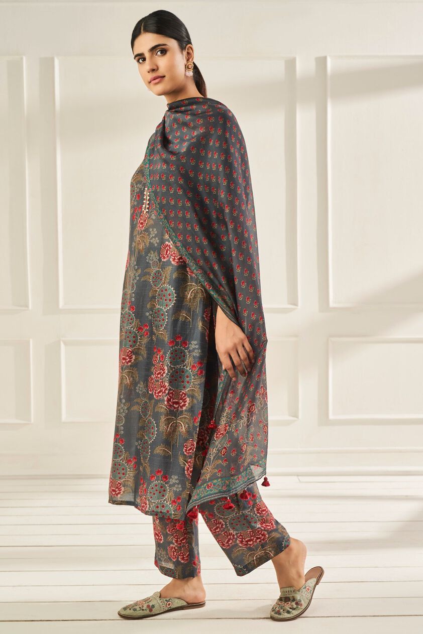 2 - Jasia Kurta Set – Grey, image 2