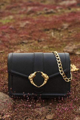 Birds Of A Feather Crossbody Bag - Nocturnal Black, Black, image 1