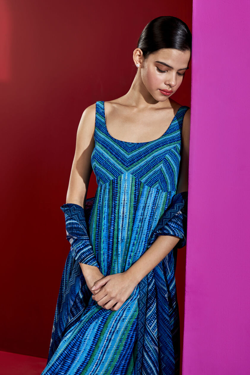 Kimisha Kurta Set - Blue, Blue, image 3