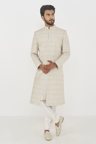 Rishi Sherwani- Cream