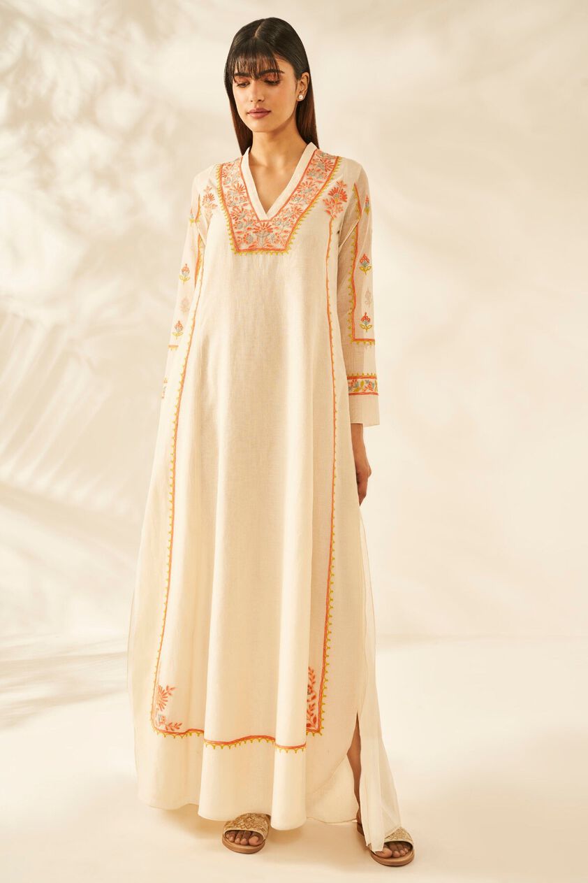 2 - Thara Kaftan - Ivory, image 2