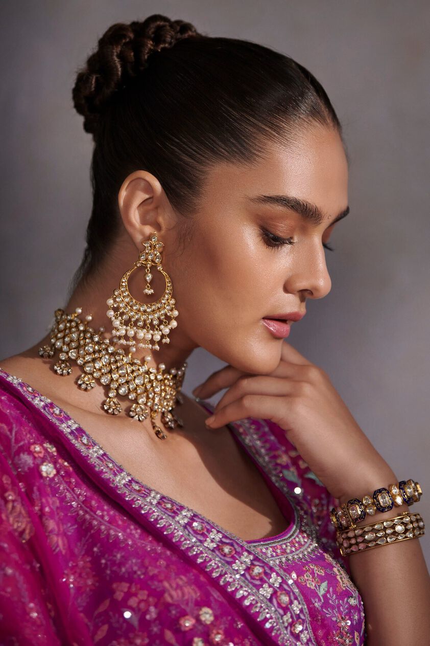 2 - Mohi Lehenga Set – Purple, image 2