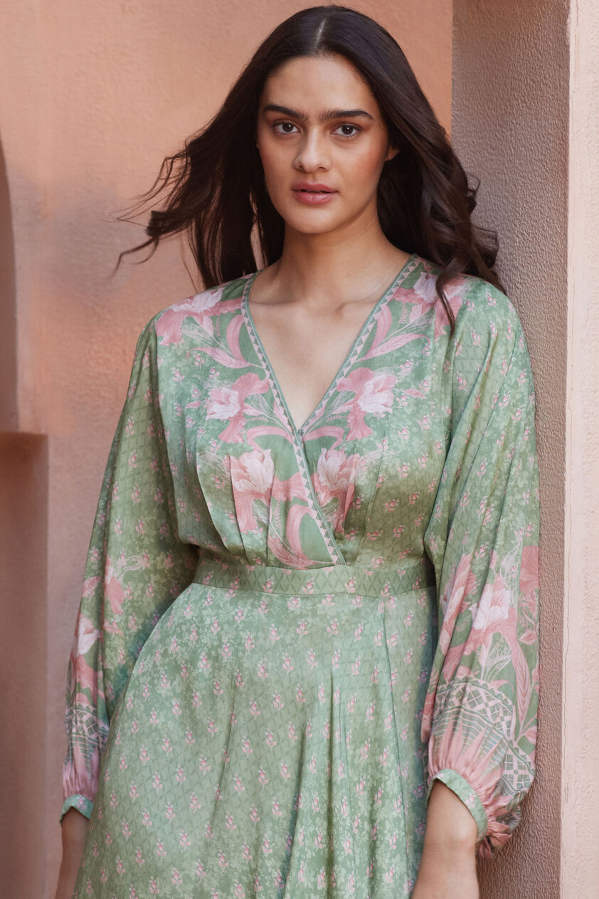 Floriana Tunic Dress - Sage, Sage, image 7