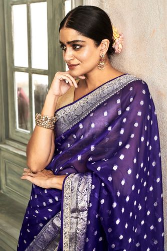 5 - Rasya Saree Set – Ink Blue, image 5