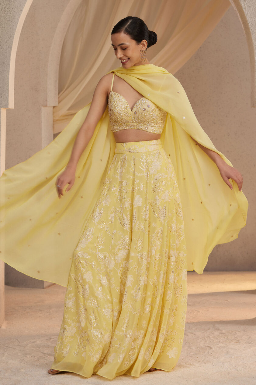 Alayna Skirt Set - Yellow, Yellow, image 1