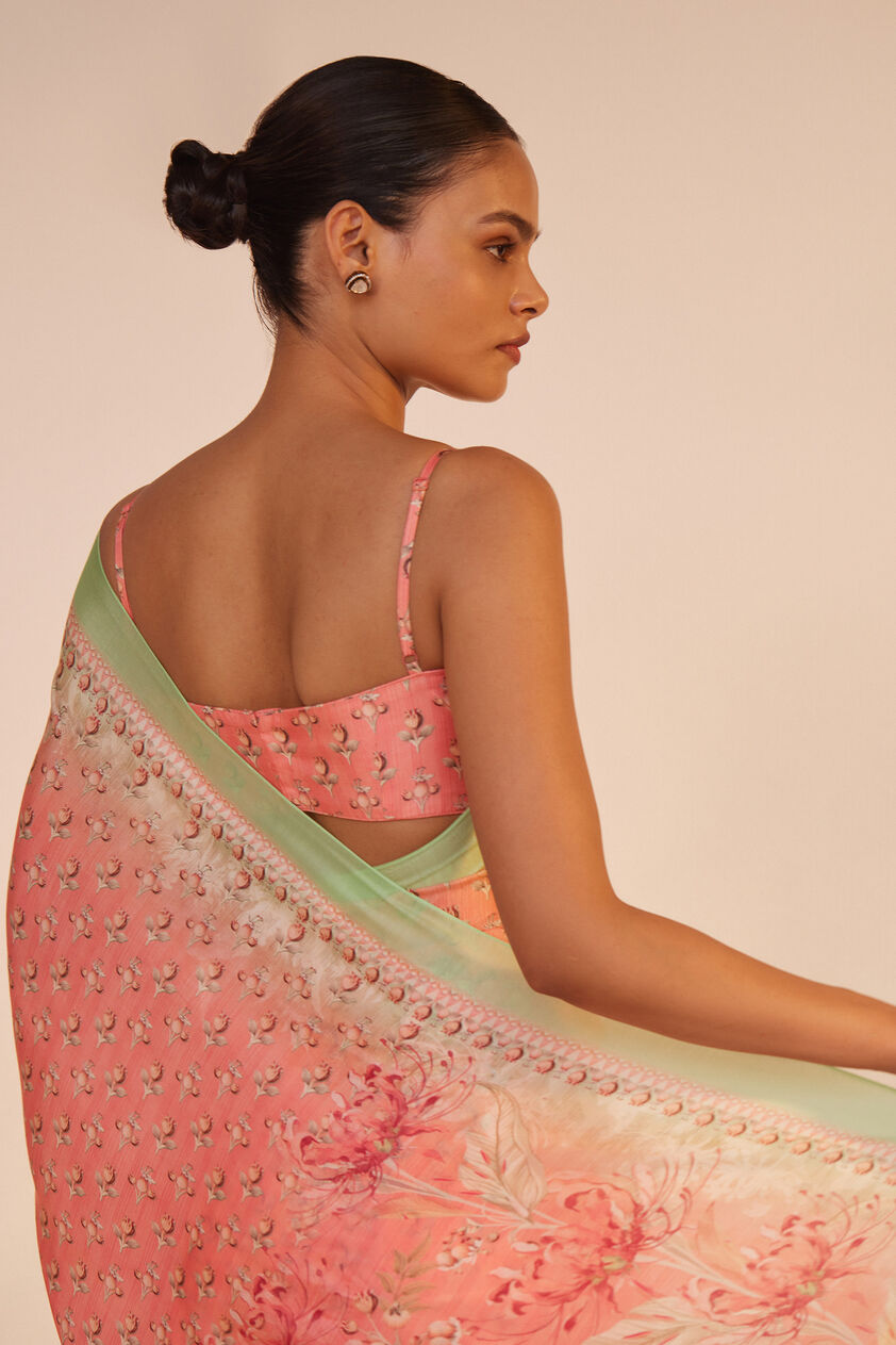 Umaiza Saree - Pink, Pink, image 5