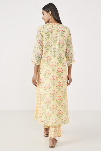 Alvia Kurta Set - Yellow, Yellow, image 3
