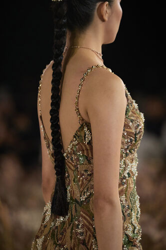 Thalora Embroidered Dress - Brown, Brown, image 3