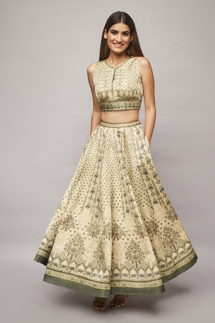 Cairo Skirt Set - Beige, Beige, image 1