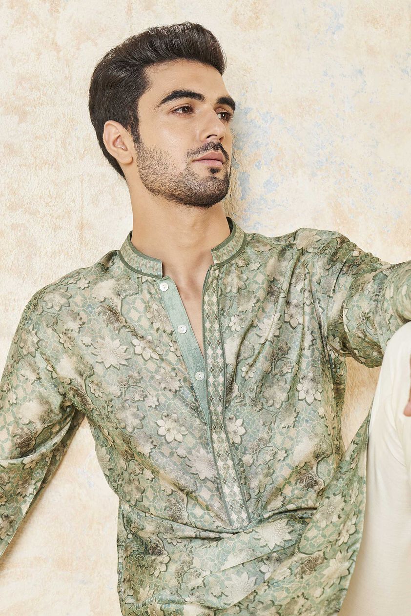 Bhramar Kurta - Sage, Sage, image 6