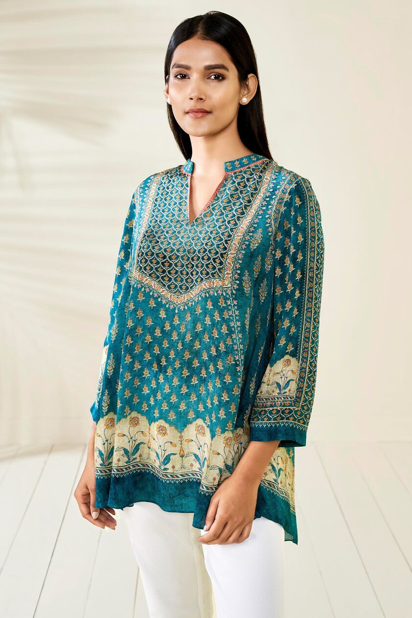 1 - Eashta Top – Blue, image 1