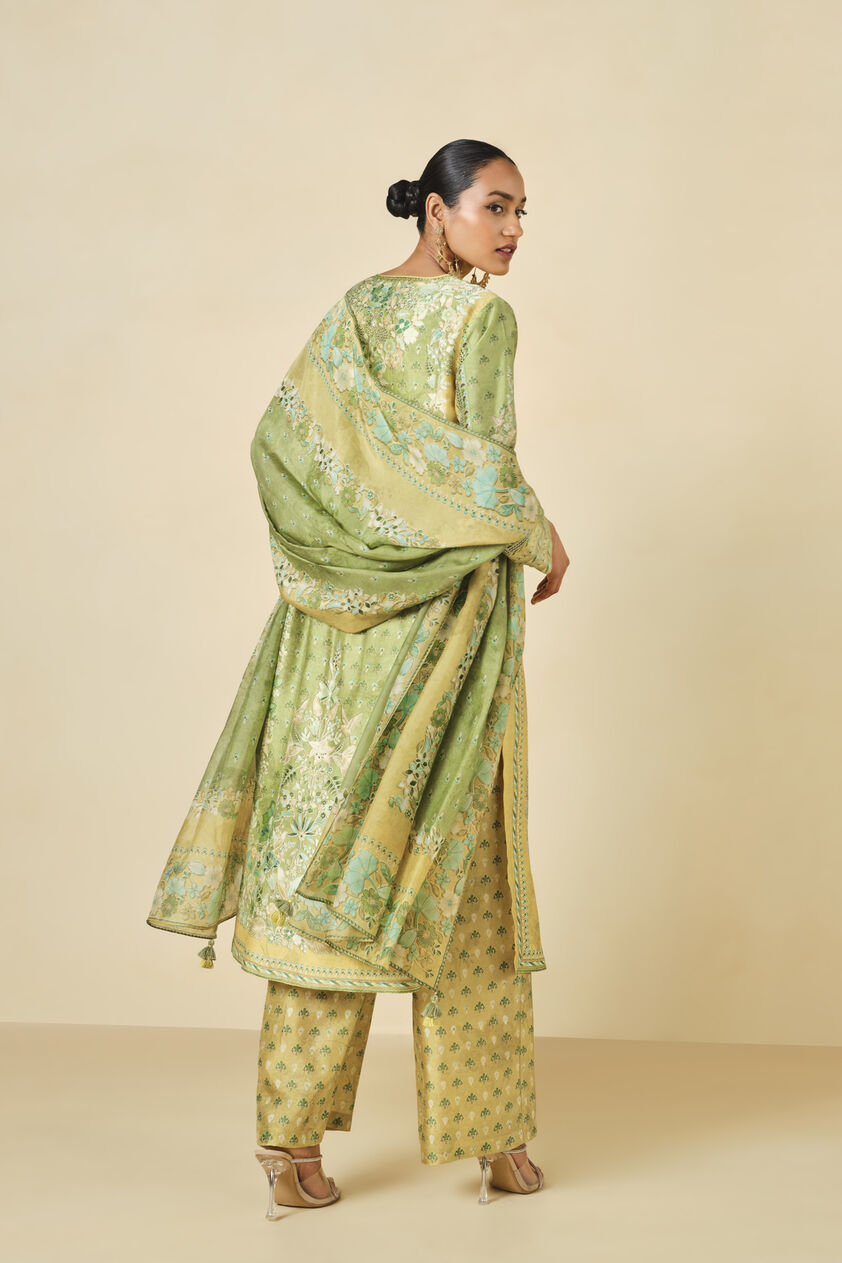 Delmar Printed Suit Set - Lime, Lime, image 2
