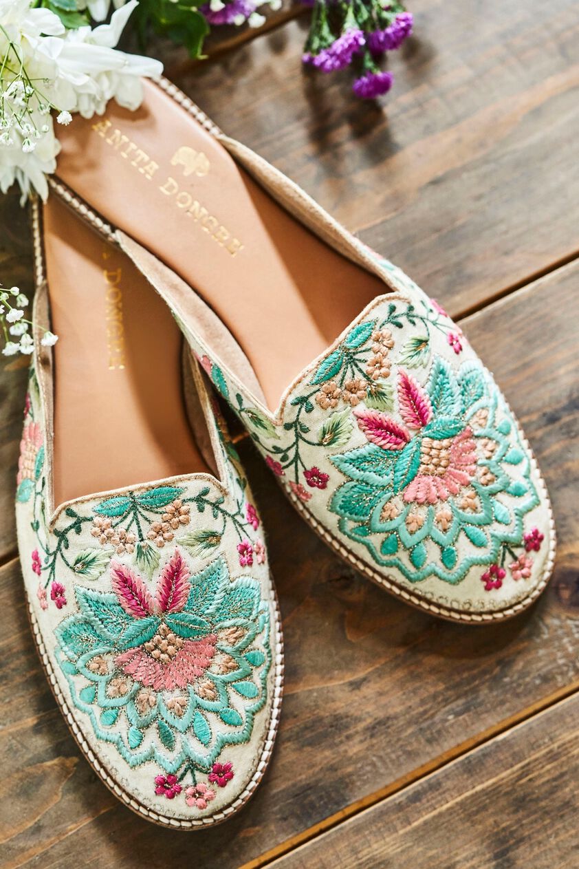 Nargis Embroidered Mojris - Multi Color, Multi, image 1