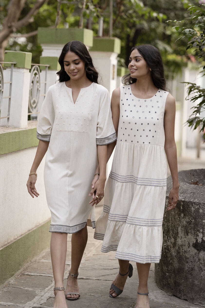 Opera Dress - Off White, Offwhite, image 2