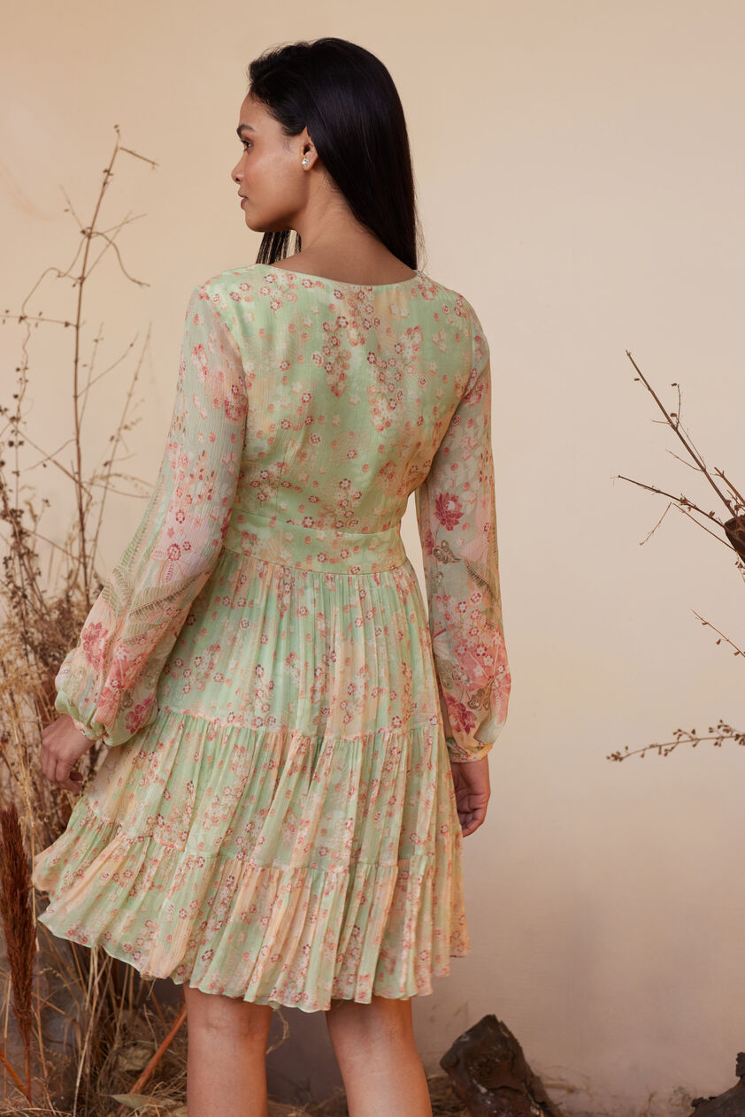 Cerise Dress - Sage, Sage, image 3