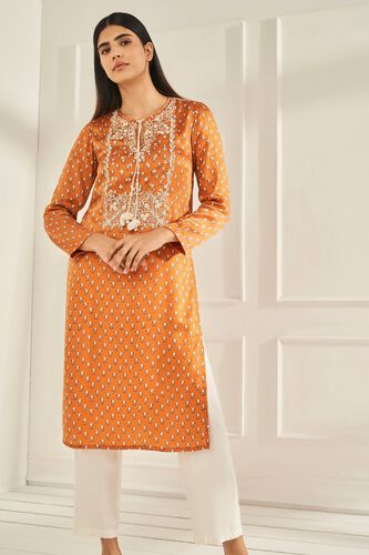 4 - Jaisya Kurta – Tangerine, image 4