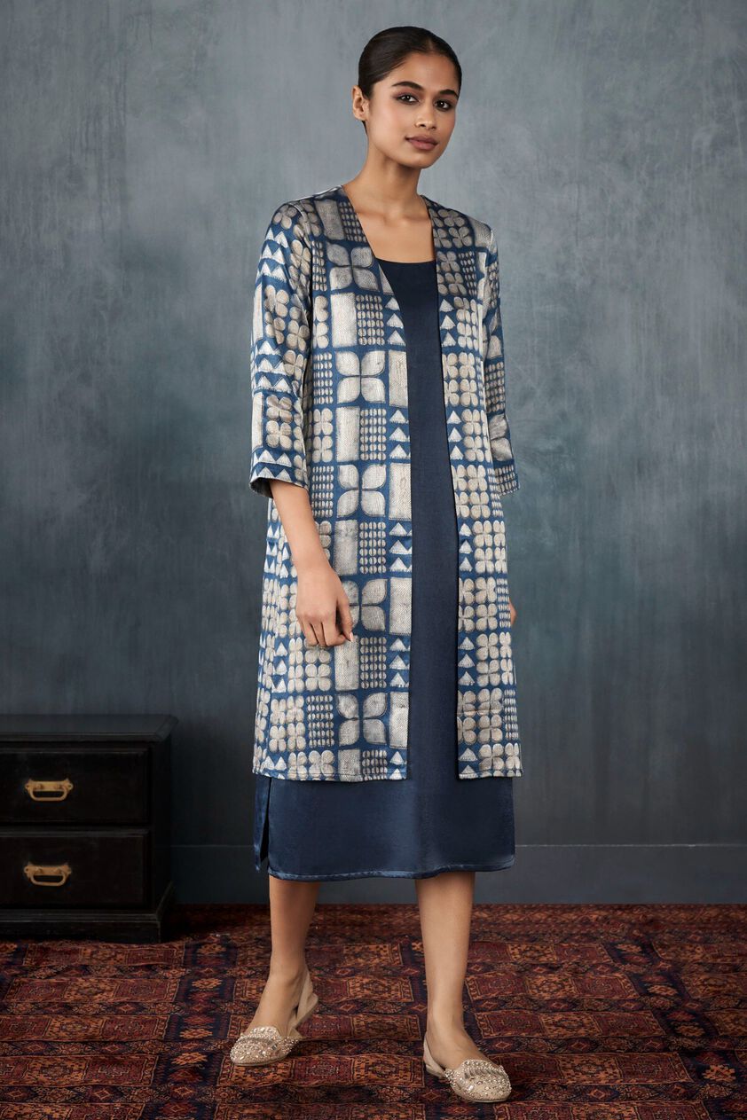 2 - Kalika Jacket & Dress Set &ndash; Indigo, image 2