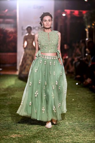 1 - Atreyi Crop Top and Skirt, image 1