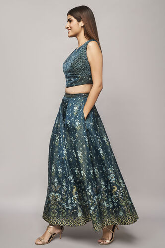 Zahra Skirt Set - Blue, Blue, image 2