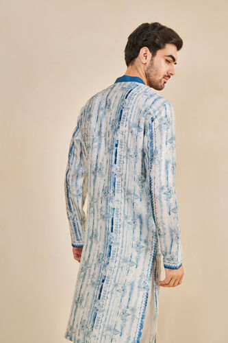 Abhinit Kurta - Blue, Blue, image 5