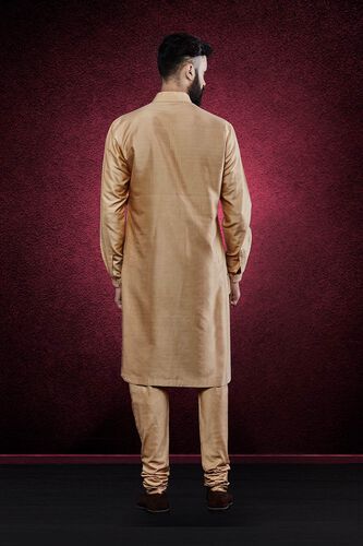 Premvat Kurta- Gold, Gold, image 2