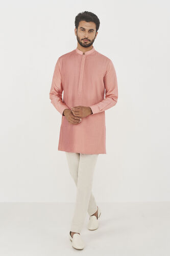 Daksh Silk Kurta - Pink, Pink, image 1