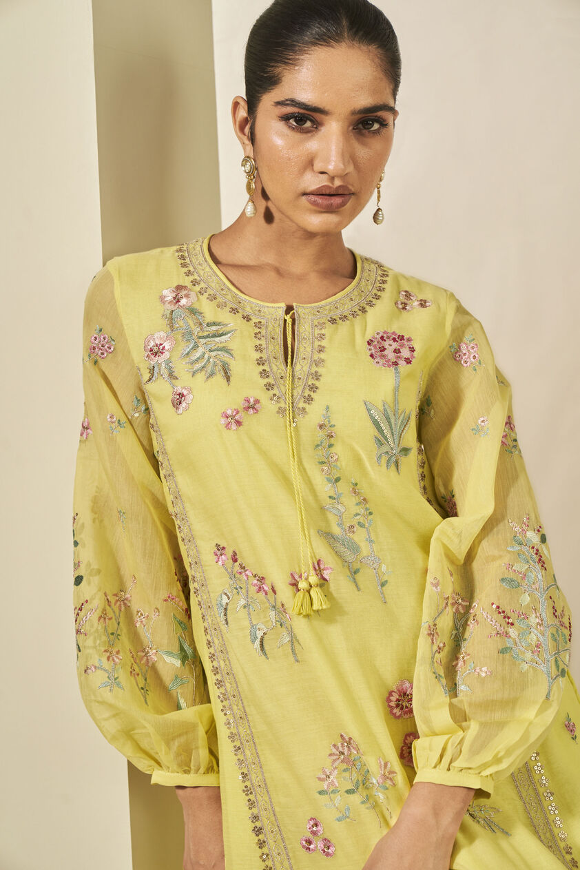 Snowcone Kaftan - Yellow, Yellow, image 4