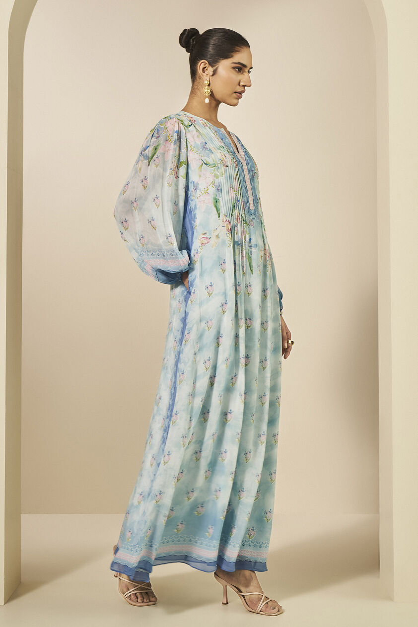Dayflower Kaftan - Blue, Blue, image 2