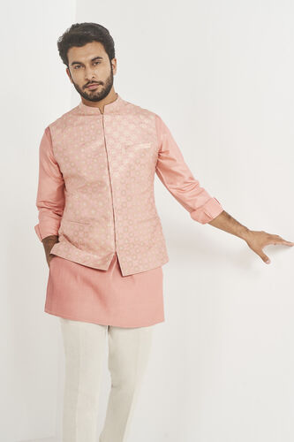 Nirved Nehru Jacket - Pink, Pink, image 6