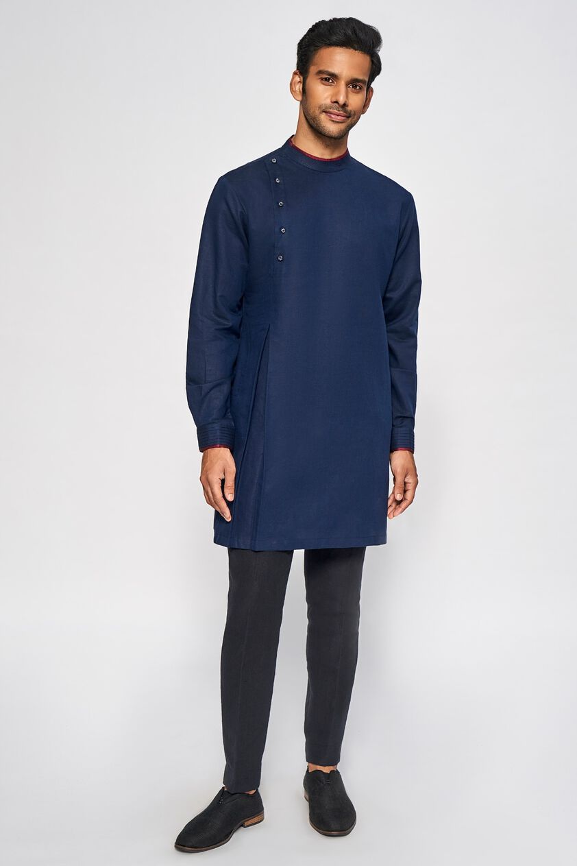 1 - Edhas Kurta – Navy Blue, image 1