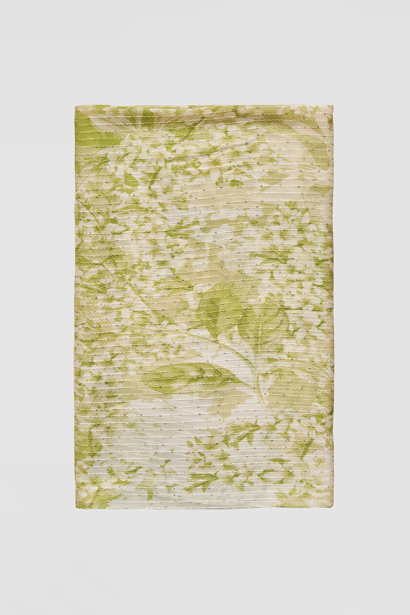 Naida Georgette Pre-draped Saree - Sage, Sage, image 8