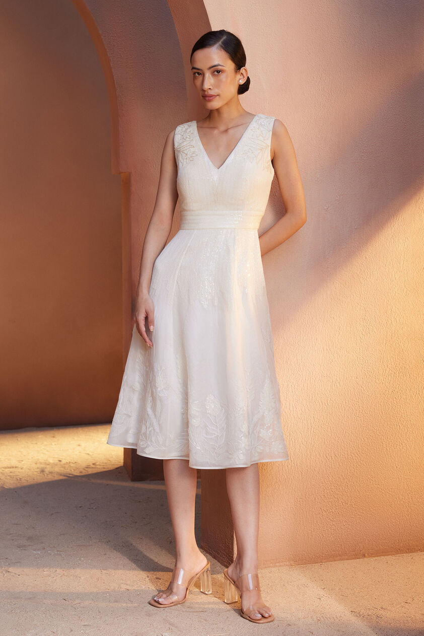 Niesha Dress - Natural, Natural, image 1