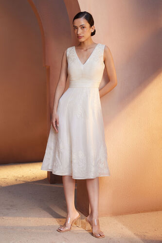 Niesha Dress - Natural, Natural, image 1