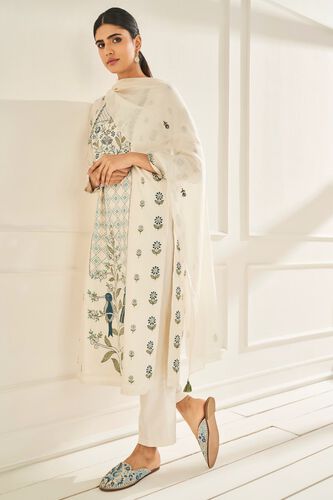 2 - Lehar Kurta Set &ndash; Cream, image 2